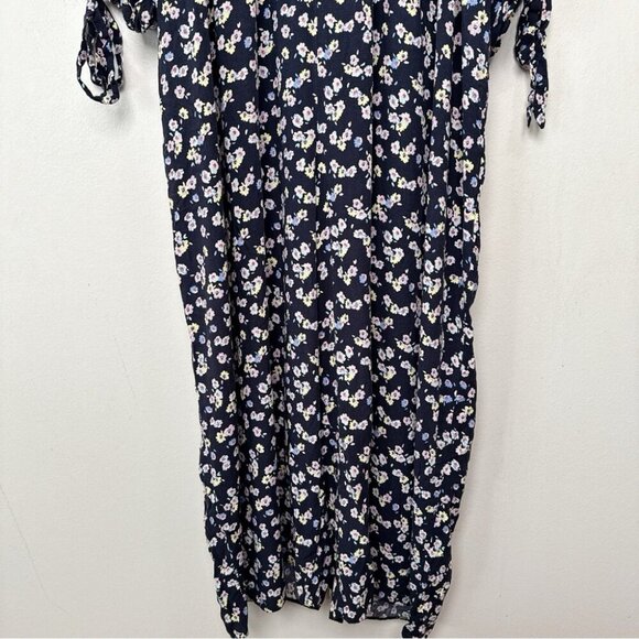 Asos Design Womens 14 Long Sleeve Floral Jumpsuit - Picture 6 of 12